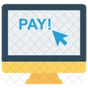 Payperclick、オンライン、支払い アイコン