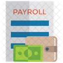 Employee Roll Paycheck Payroll Icon