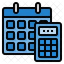 Payroll Calculator Calendar Icon