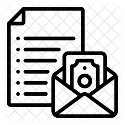 Payroll Icon - Download in Line Style