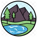 Paysage Hill Station Chaine De Montagnes Icon