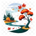 Paysage d'automne  Icon