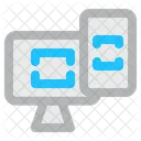 Pc And Handphone  Icon