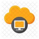Pc Cloud Storage  Icon