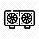 Pc Cooling Fan Thermal Management Icon