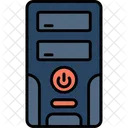 Pc Towercomputercpudesktop Pcpcservertower  Icon