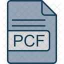 Pcf Fichier Format Icon