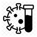 Teste Pcr Covid Corona Ícone