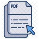 Pdf Document Information Icône