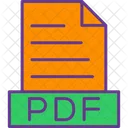 Pdf File Format Pdf Document Icon