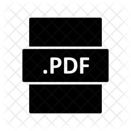 Pdf Icon - Download in Glyph Style