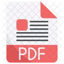 Pdf File Extension File Format Icon