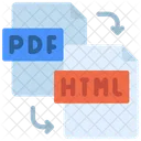 Pdf a html  Icono