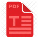 PDF Artigo Texto Ícone