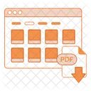 M Pdf Catalogo Imagem Do Produto Ícone