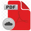 Pdf, Cloud  Icon