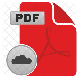 Pdf, Cloud  Icon