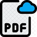 PDF Cloud Datei Cloud Datei Datei Icon