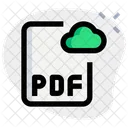 PDF-Cloud-Datei  Icon