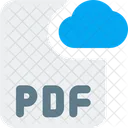Pdf Cloud File  Icône