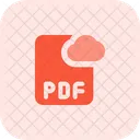 Pdf Cloud File Cloud File File Icon