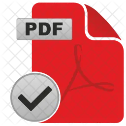 Pdf, Complete  Icon