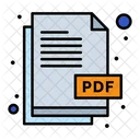 PDF Datei PDF Dokument Dateiformat Icon