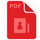 PDF Endereco Dicionario Ícone