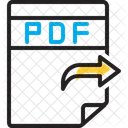 Exportation Pdf Pdf Exportation Icône