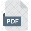 Pdf Portable Document Format File Format Icon