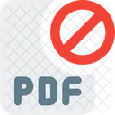 Pdf File Banned Key Banned File Banned Icon