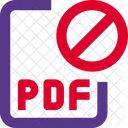 Pdf File Banned  Icon