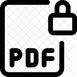 Pdf File Lock  Icon