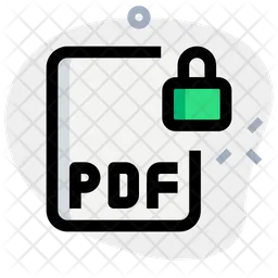 Pdf File Lock  Icon