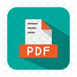 Formato de documento portátil pdf  Ícone