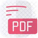 Pdf Portatil Formato De Documento Icone Estilo Plano Icon