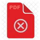 Pdf Loschen Schliessen Symbol