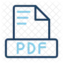 Pdf Dokument Daten Symbol