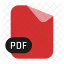 Pdf - portable document format  Icon