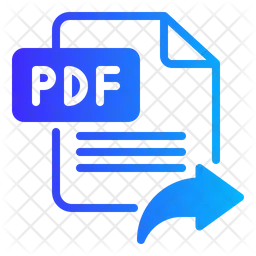 Pdf send  Icon