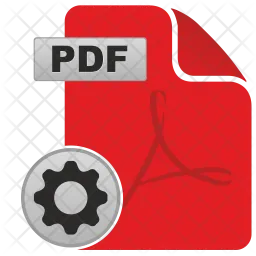 Pdf, Settings  Icon