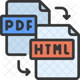 Pdf To Html  Icon