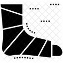 Gesso Para Os Pes Bandagem Para Os Pes Primeiros Socorros Icon