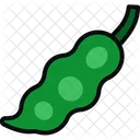 Peas Pod Vegetable Icon