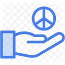 Peace Hand Wings Icon