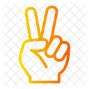 Peace Hand Fingers Icon