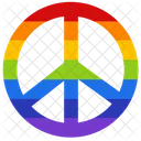Peace Badge Peace Sign Icon