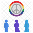 Peace Lgbtq Calm Icon