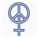 Peace Feminism Activist Icon