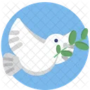 Peace Bird Mockup Icon